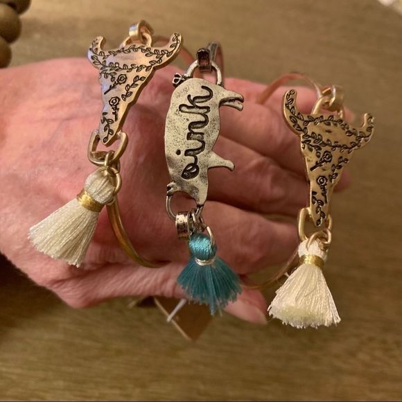 Lot of 3 Bracelets New! Mooo Oink! - Picture 4 of 11